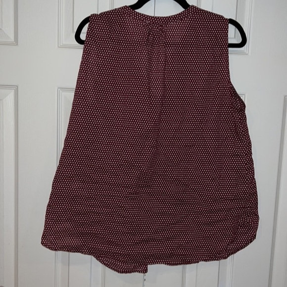Gap sleeveless  comfy patterned blouse Sz L - Picture 9 of 9